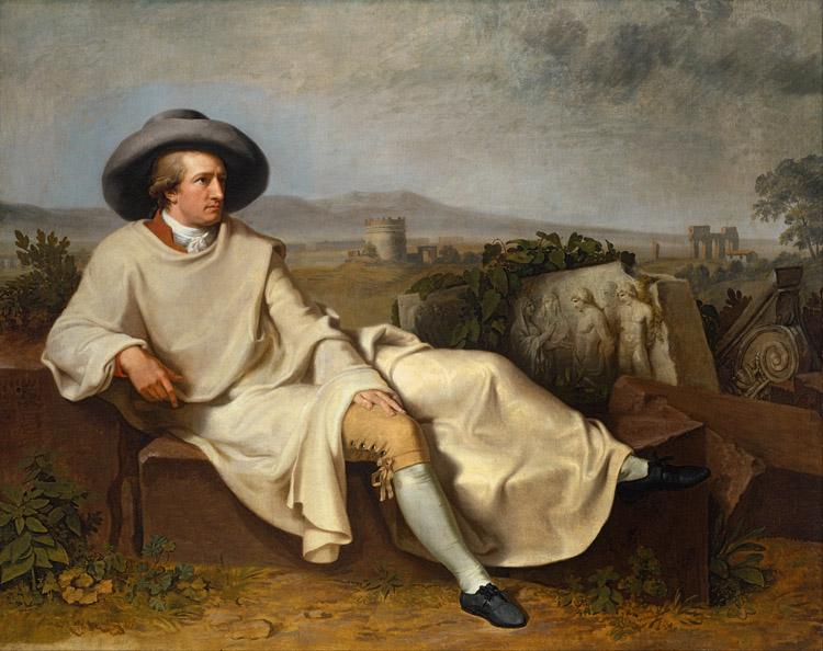 TISCHBEIN, Johann Heinrich Wilhelm Goethe in the Roman Campagna (mk08) China oil painting art